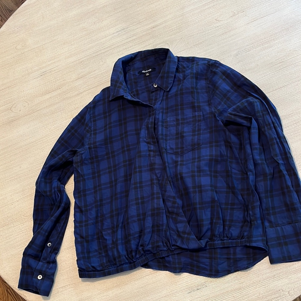 Madewell Light Cotton Cropped Buttondown